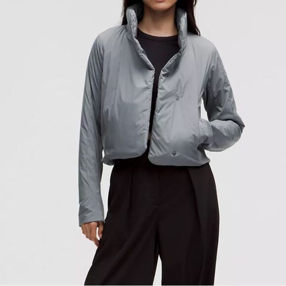 lululemon athletica Women's Gray Puffer Jacket - Picture 2 of 10